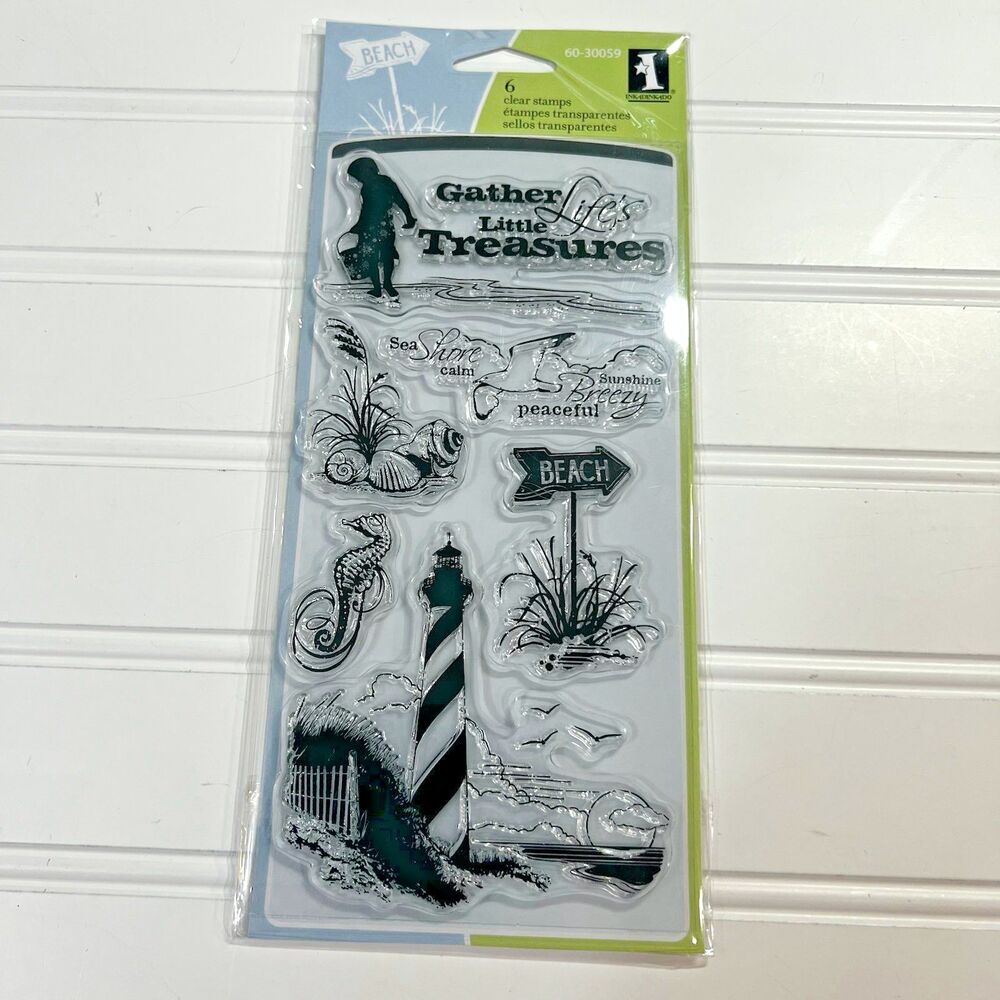 Inkadinkado Down By The Seaside #60-30059 CLEAR STAMPS